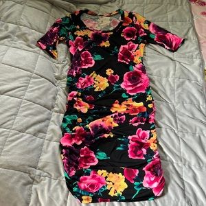 My Bump watercolor maternity dress